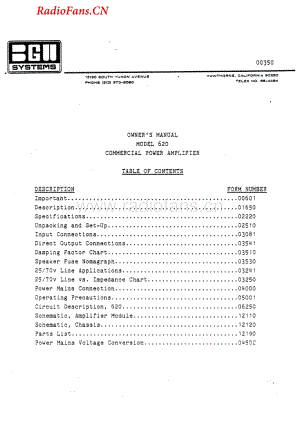 BGW-620-pwr-sm维修电路图 手册.pdf