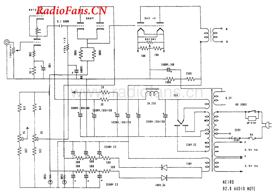 AudioNote-Neiro-pwr-sch维修电路图 手册.pdf_第1页