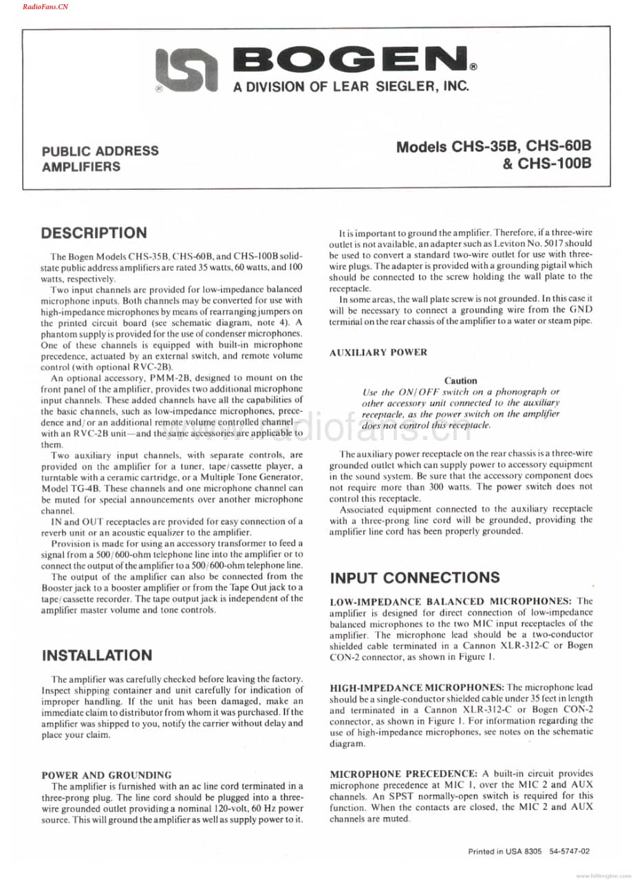 Bogen-CHS35B-pa-sm维修电路图 手册.pdf_第1页