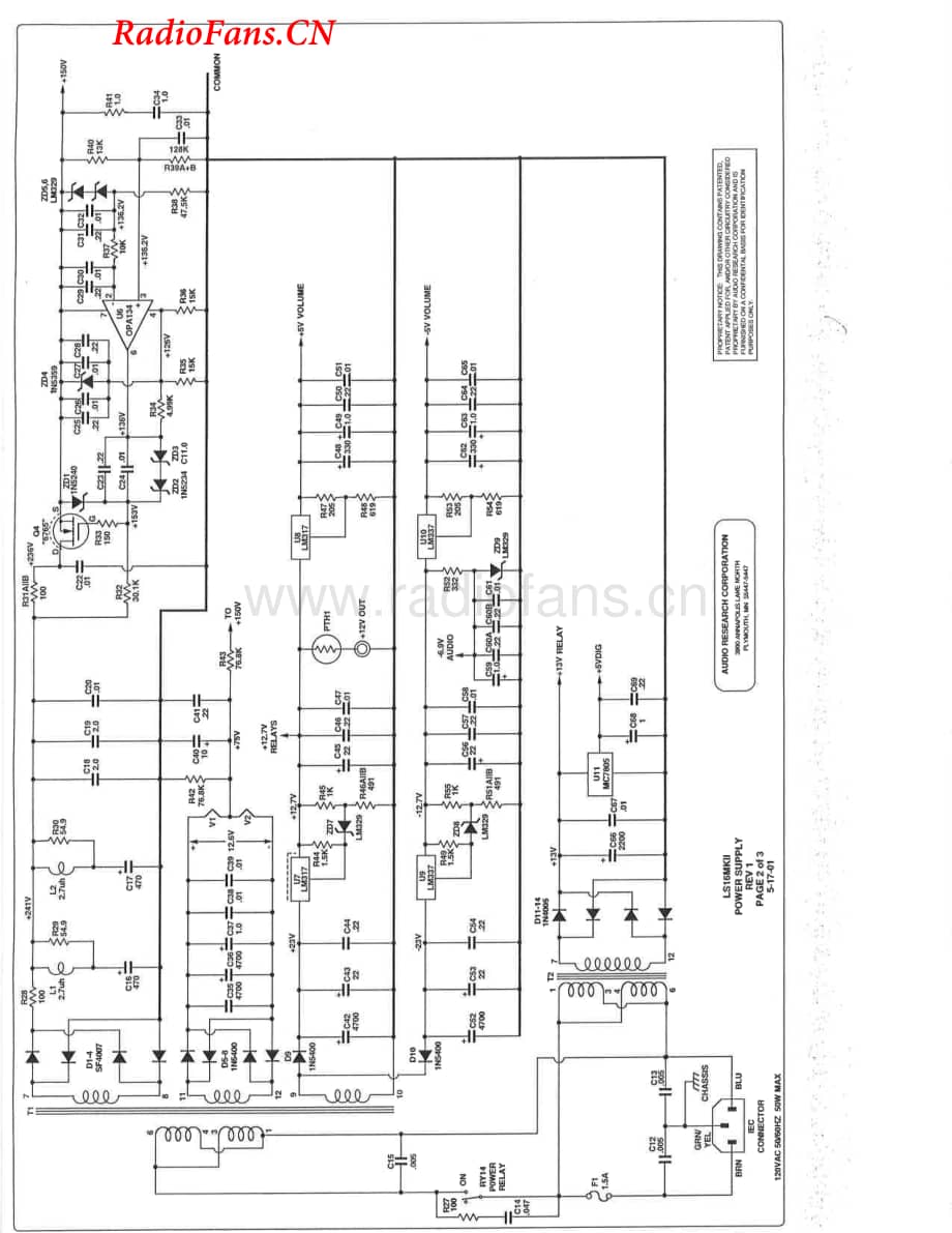 AudioResearch-LS16ll-pre-sch维修电路图 手册.pdf_第3页