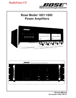 Bose-1800-pwr-sm维修电路图 手册.pdf