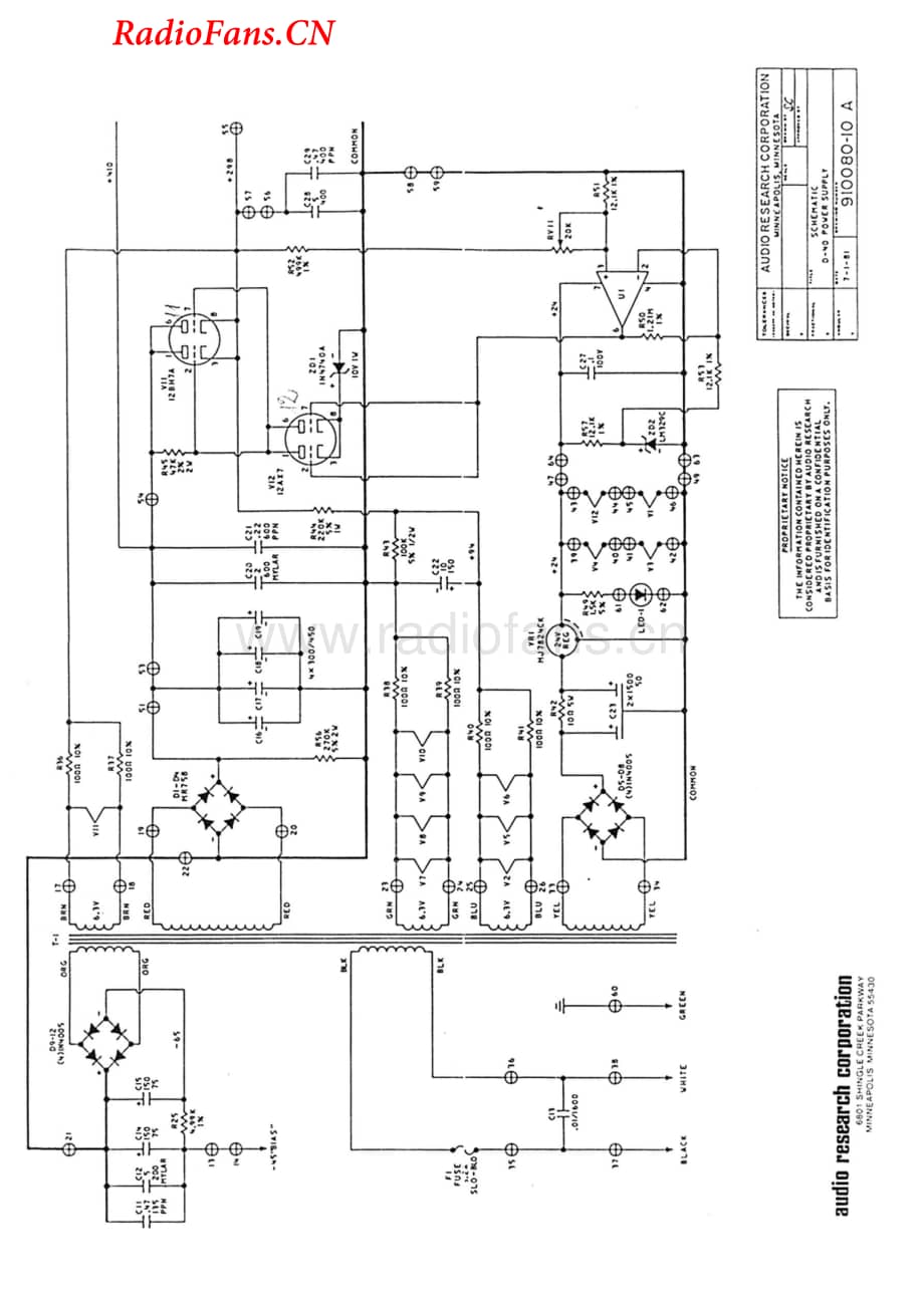 AudioResearch-D40-pwr-sch维修电路图 手册.pdf_第2页