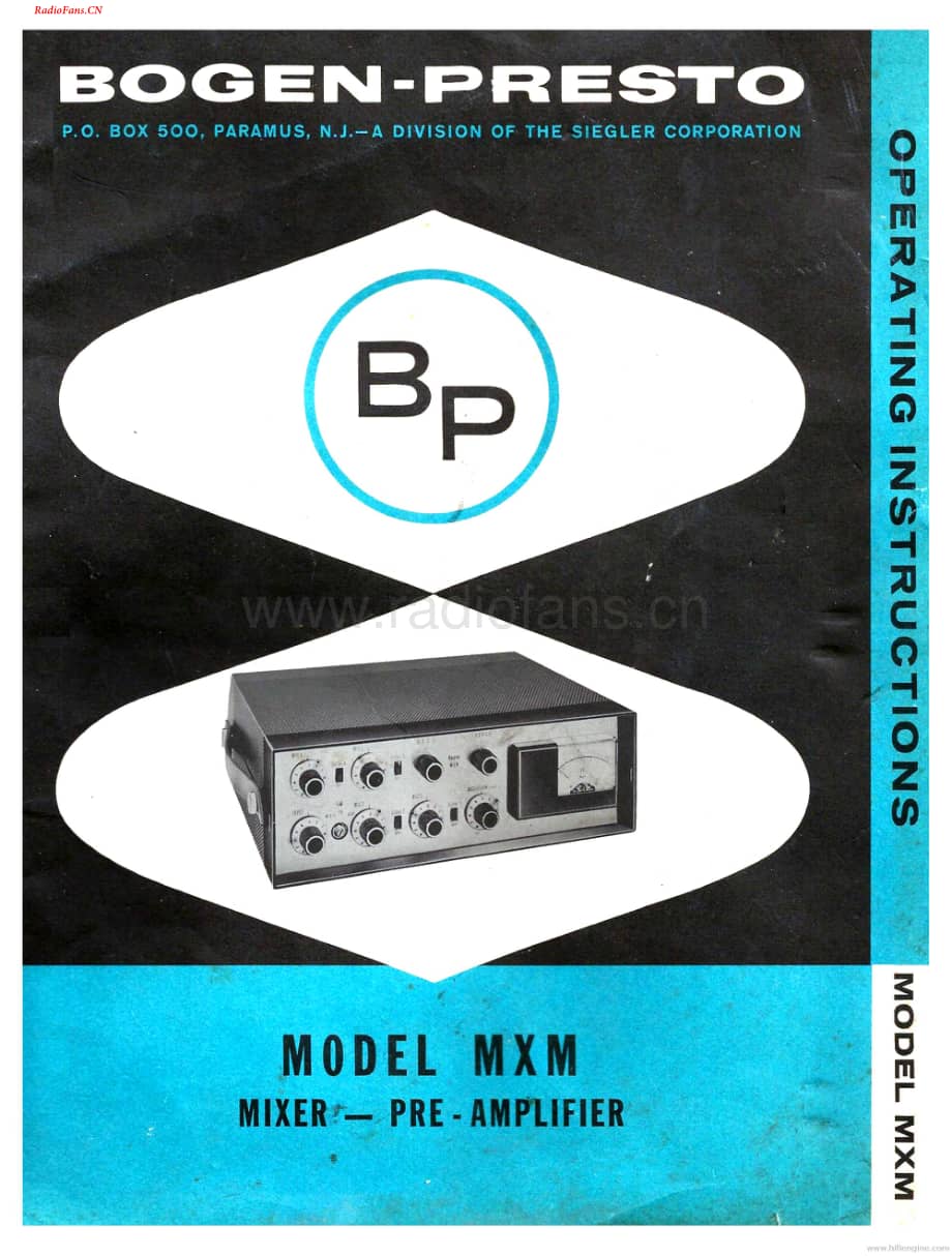 Bogen-MXM-pre-sm维修电路图 手册.pdf_第1页