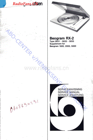 B&O-BeogramRX2-type-583x维修电路图 手册.pdf