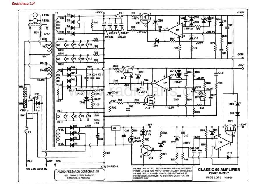 AudioResearch-Classic60-pwr-sch维修电路图 手册.pdf_第2页