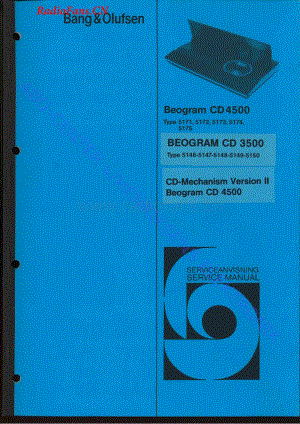 B&O-BeogramCD3500-type-51xx维修电路图 手册.pdf