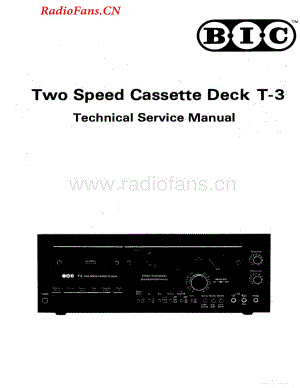 BIC-T3-tape-sm维修电路图 手册.pdf