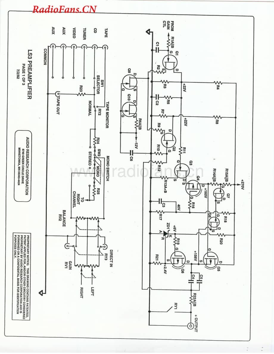 AudioResearch-LS3B-pre-sch维修电路图 手册.pdf_第2页