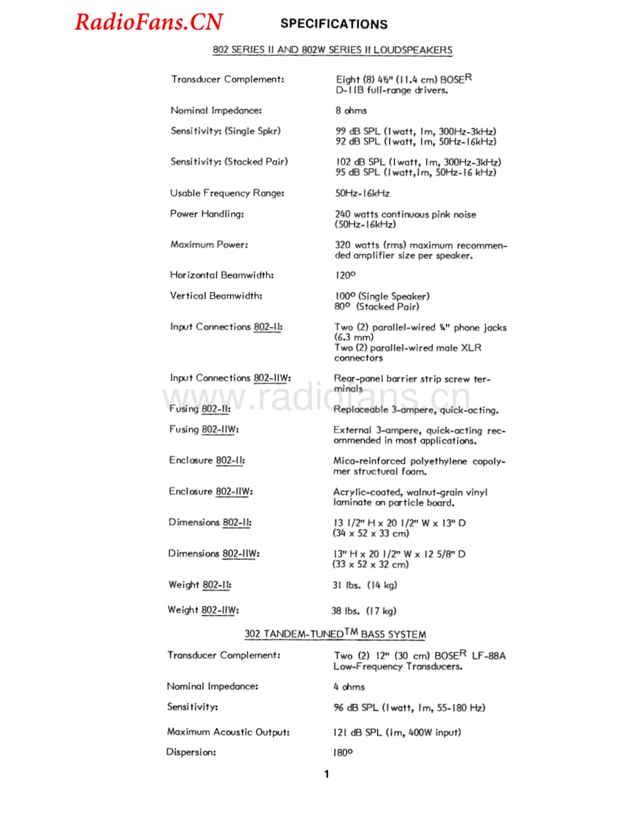 Bose-802C-sc-sm维修电路图 手册.pdf_第2页