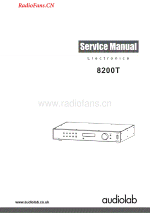 Audiolab-8200T-tun-sm维修电路图 手册.pdf