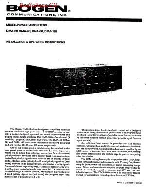 Bogen-DMA40-pwr-sch维修电路图 手册.pdf