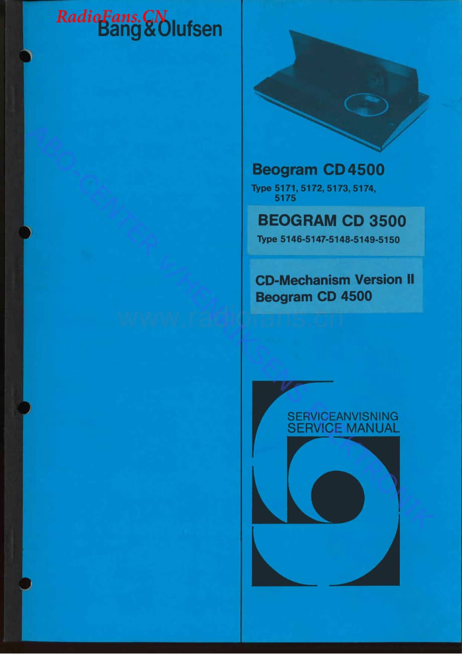 B&O-BeogramCD4500-type-517x维修电路图 手册.pdf_第1页