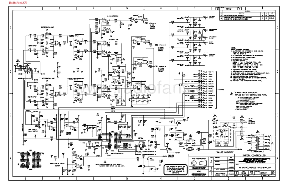 Bose-Am9P-pwr-sch维修电路图 手册.pdf_第1页