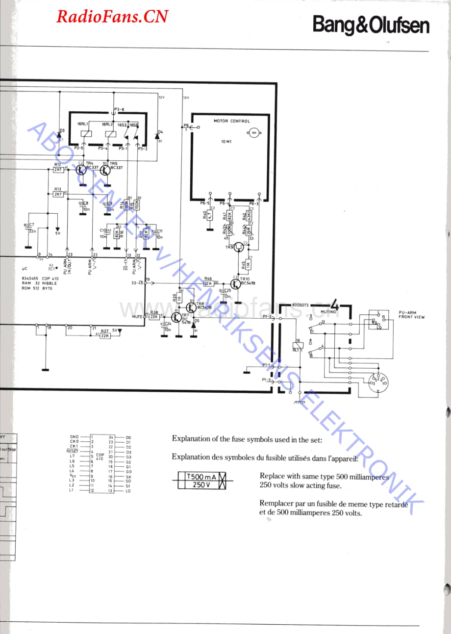 B&O-Beogram1800-type-5811维修电路图 手册.pdf_第2页
