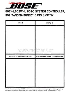 Bose-302-as-sm维修电路图 手册.pdf
