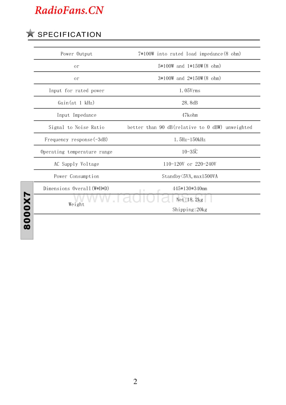Audiolab-8000X7-pwr-sm维修电路图 手册.pdf_第2页