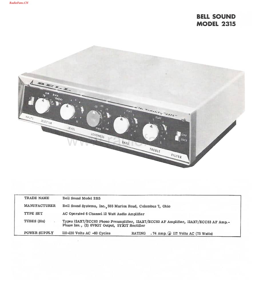 BellSound-2315-int-sm维修电路图 手册.pdf_第1页