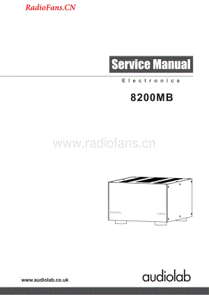 Audiolab-8200MB-pwr-sm维修电路图 手册.pdf