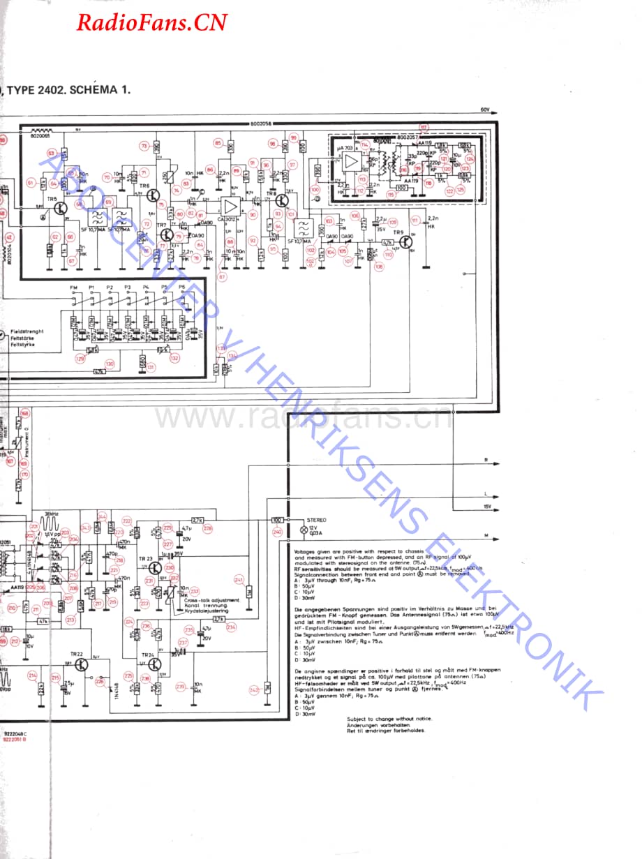B&O-Beomaster3000-type-2402维修电路图 手册.pdf_第3页