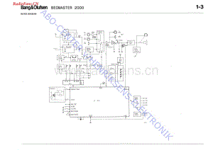 B&O-Beomaster2000-type-2912维修电路图 手册.pdf