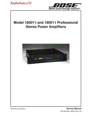 Bose-1600VI-pwr-sm维修电路图 手册.pdf
