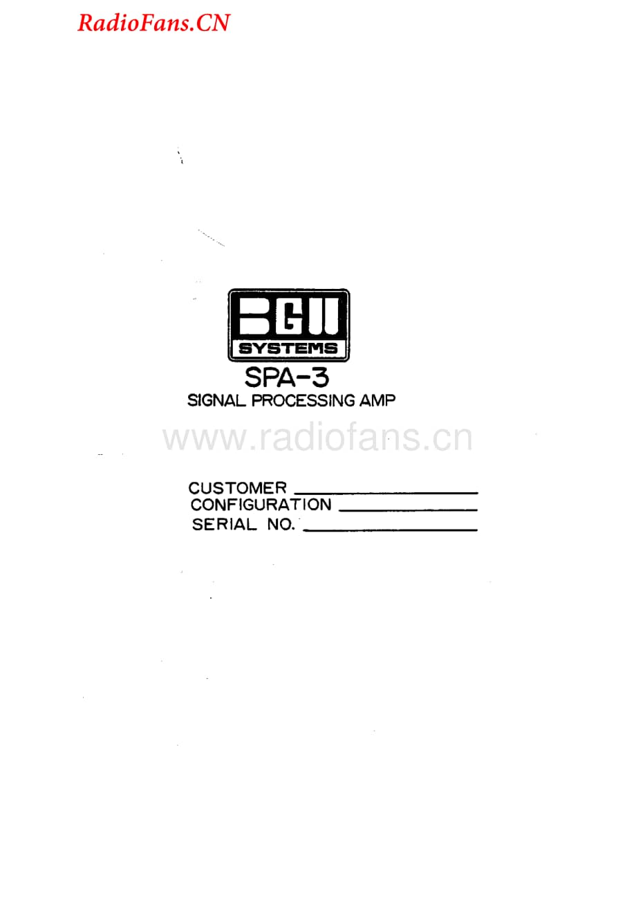 BGW-SPA3-sp-sm维修电路图 手册.pdf_第1页