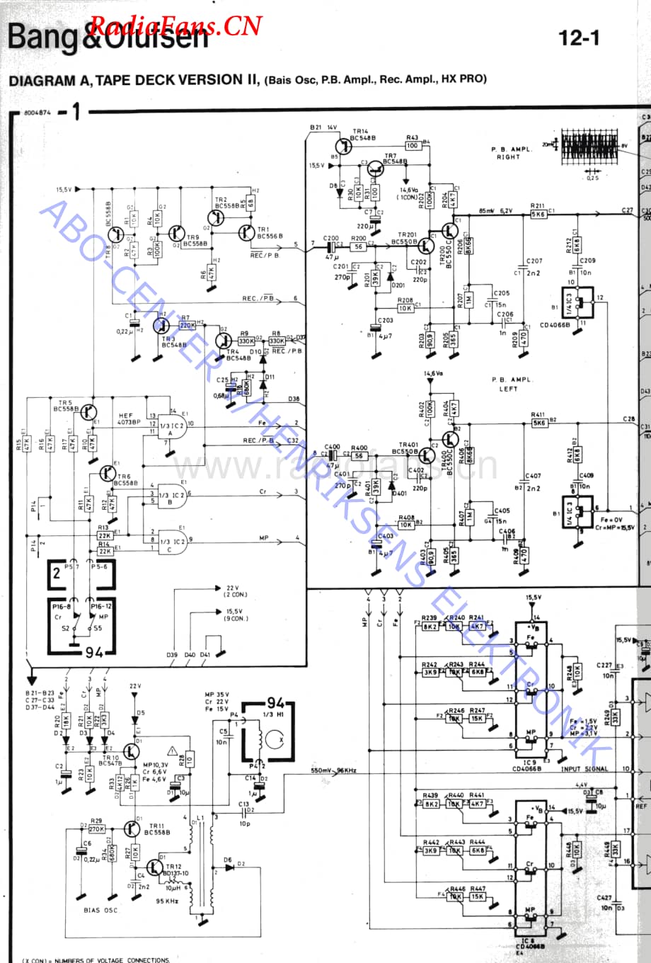 B&O-Beocord6500MKII-type-49xx维修电路图 手册.pdf_第2页
