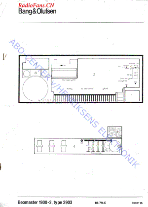 B&O-Beomaster1900.2-type-2903维修电路图 手册.pdf