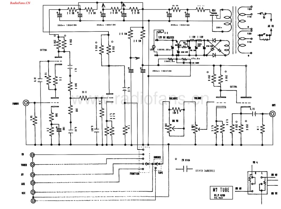 AudioNote-M7-pre-sch维修电路图 手册.pdf_第1页