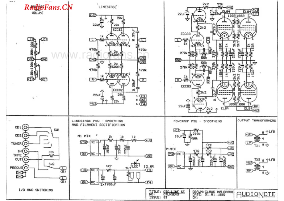 AudioNote-OTO-pre-sch维修电路图 手册.pdf_第1页