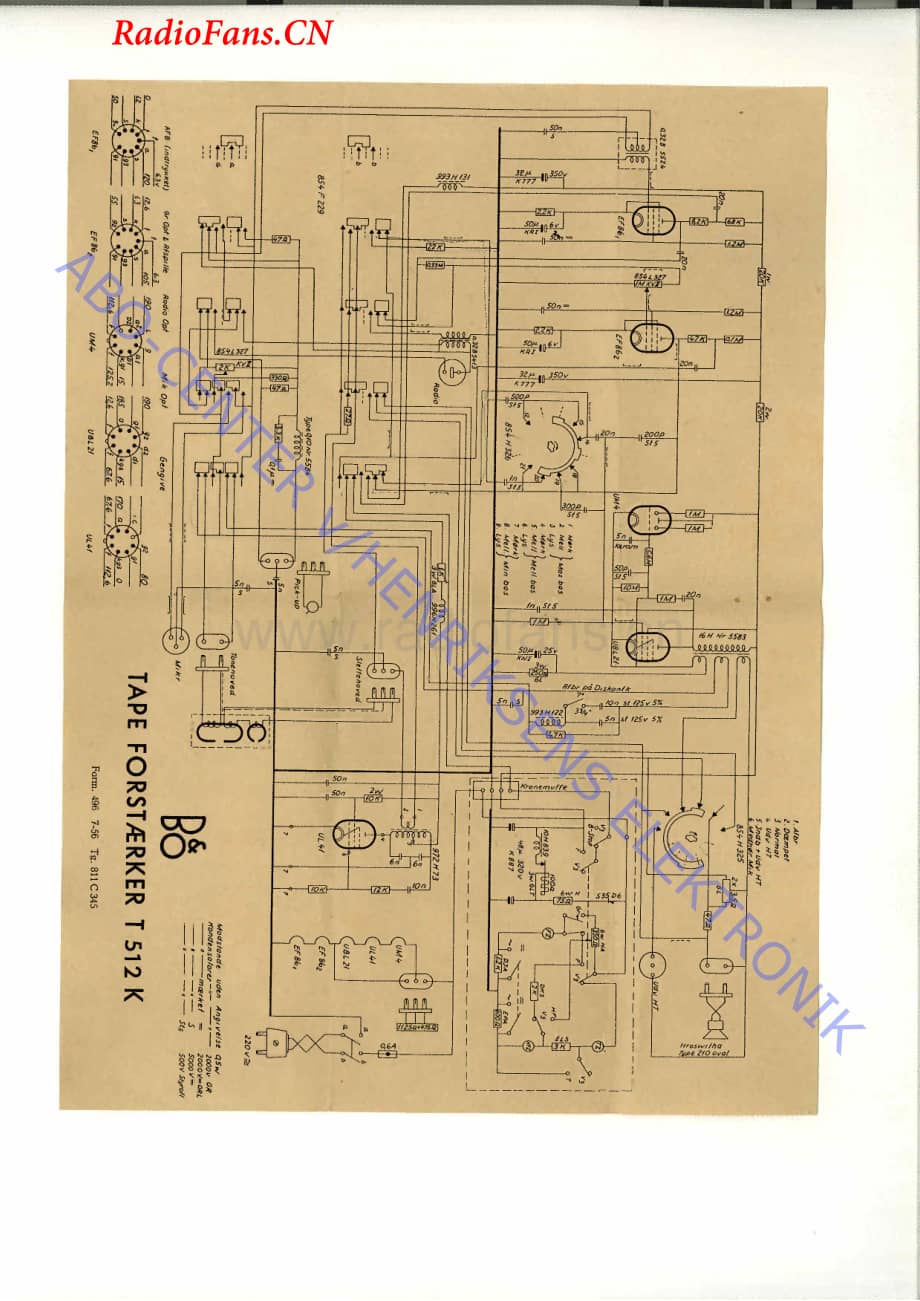 B&O-BeocordT512K-tape-sch维修电路图 手册.pdf_第1页