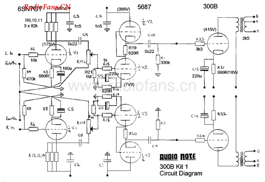 AudioNote-300BKit1-pwr-sch维修电路图 手册.pdf_第1页