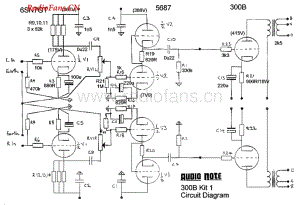 AudioNote-300BKit1-pwr-sch维修电路图 手册.pdf