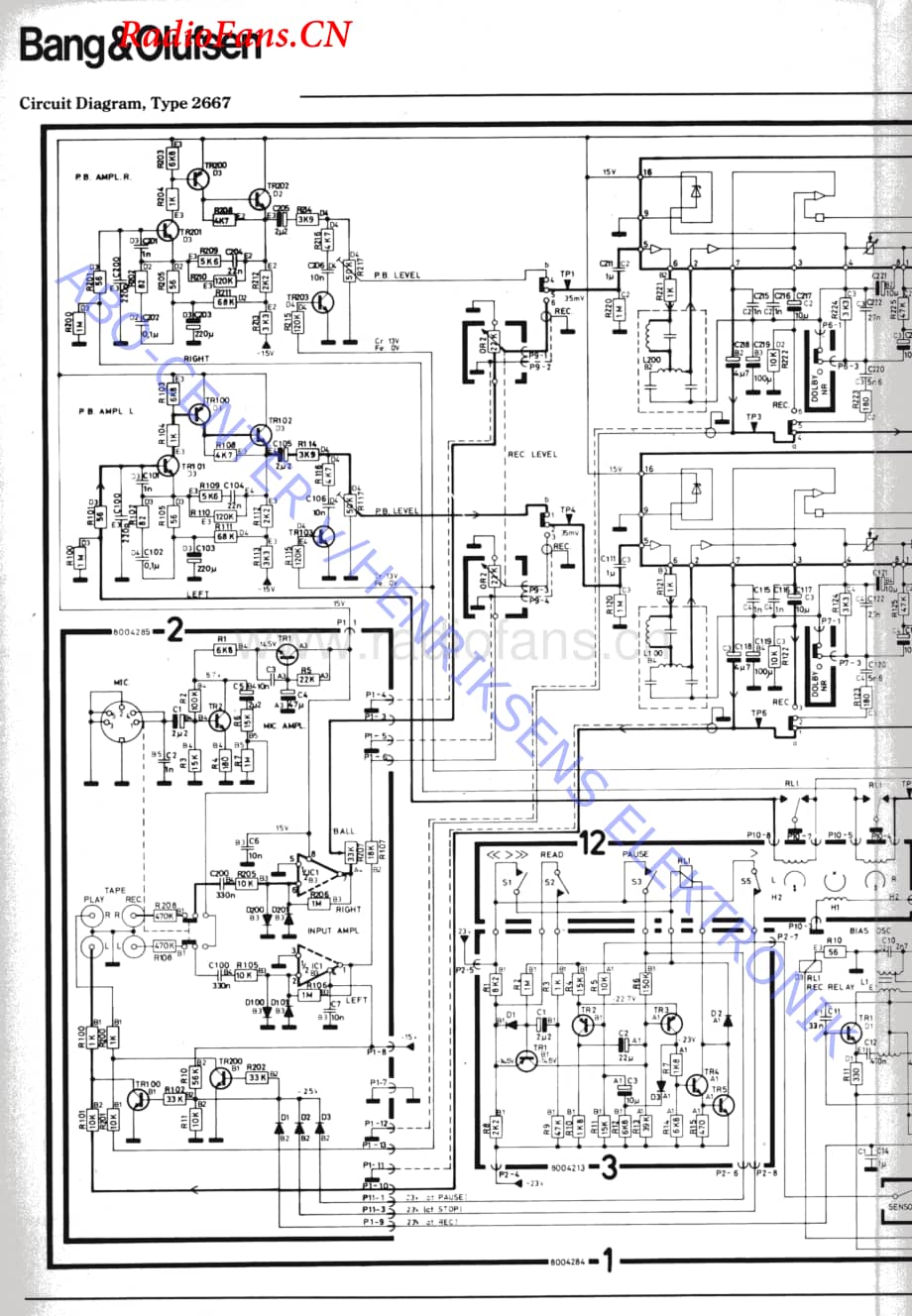 B&O-Beocord2400-type-266x维修电路图 手册.pdf_第2页