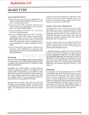 AudioResearch-VT60-pwr-adj维修电路图 手册.pdf