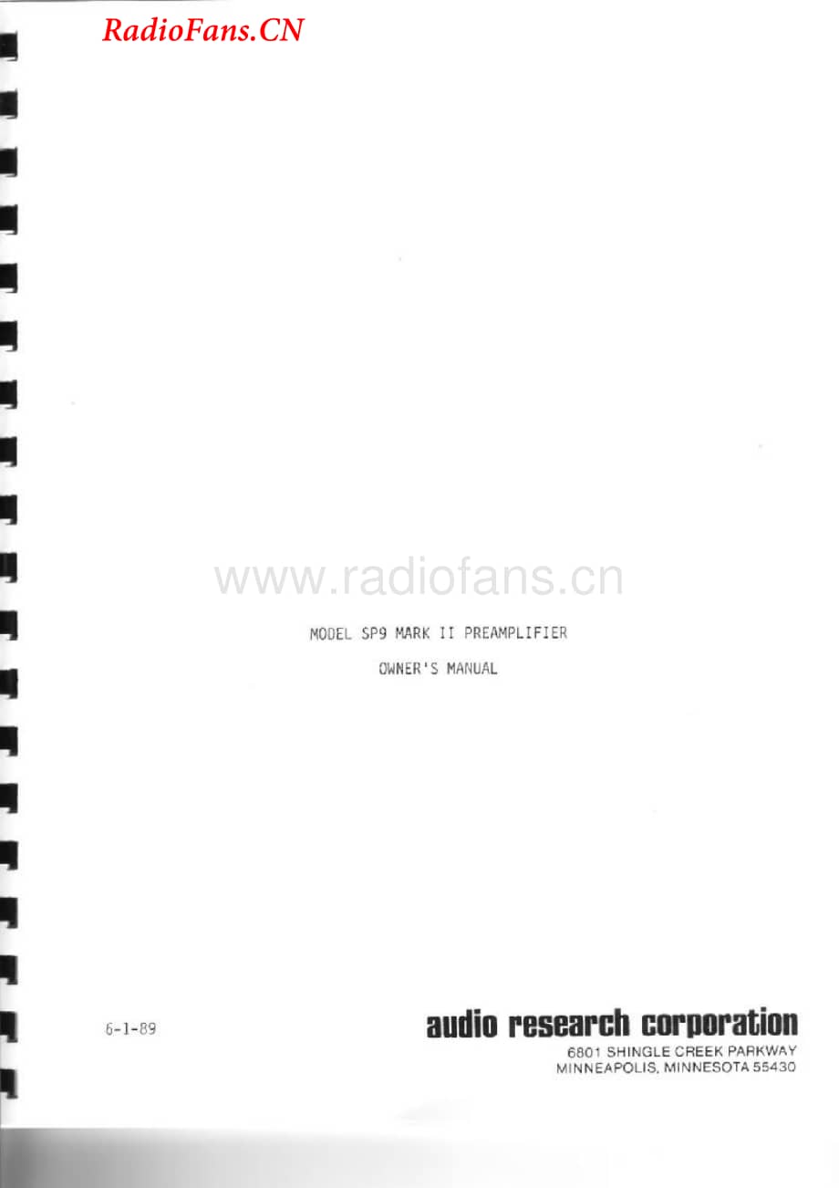 AudioResearch-SP9-pre-sm维修电路图 手册.pdf_第2页