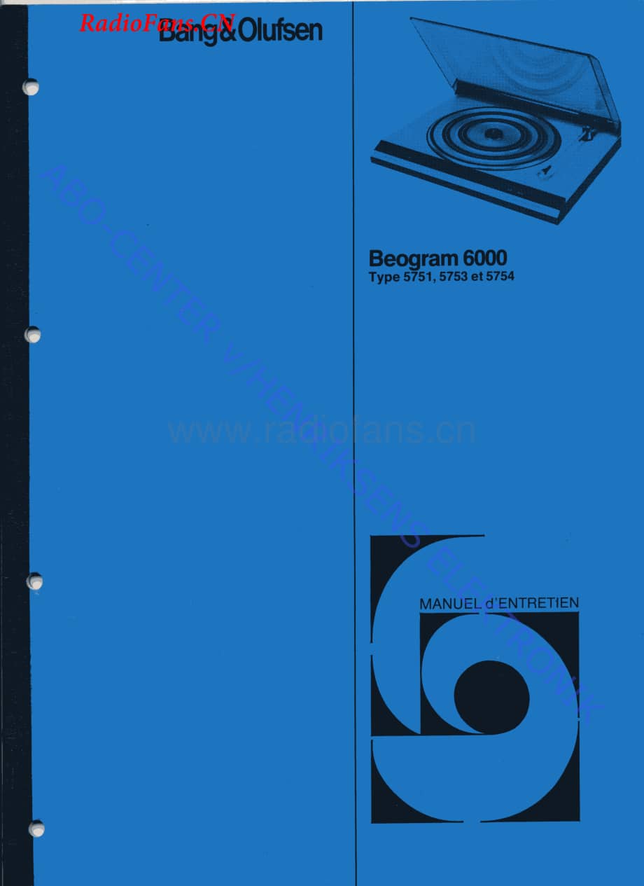 B&O-Beogram6000-type-575x维修电路图 手册.pdf_第1页