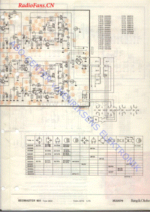 B&O-Beomaster901II-type-2602维修电路图 手册.pdf