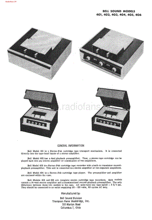 BellSound-400series-tape-sm维修电路图 手册.pdf