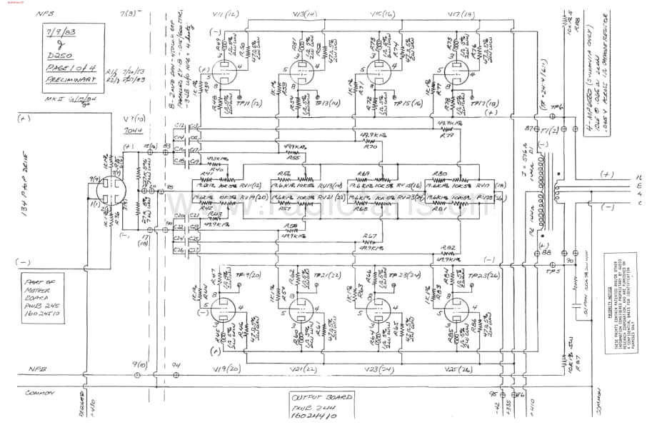 AudioResearch-D250-pwr-sch维修电路图 手册.pdf_第1页