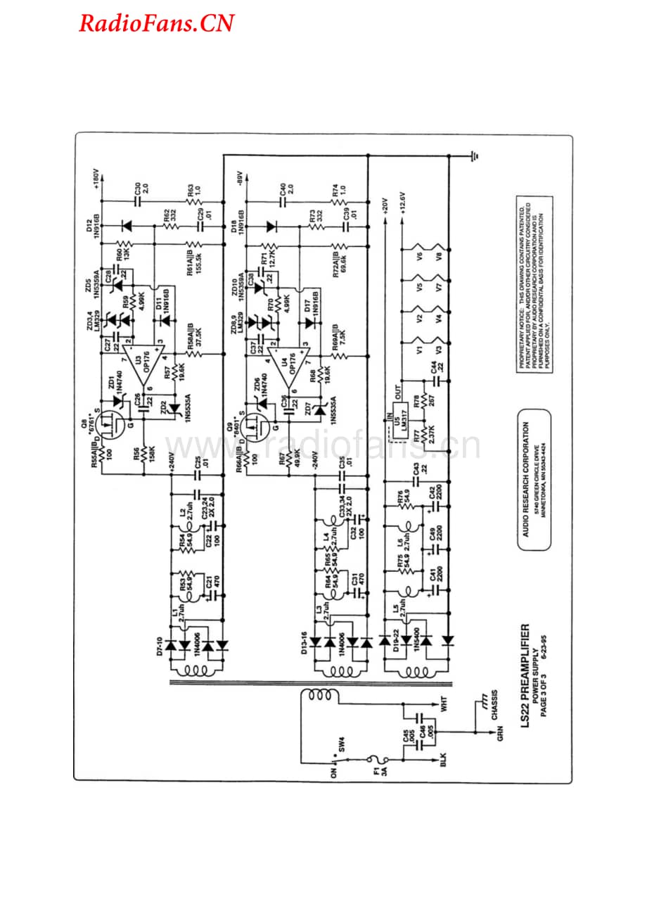 AudioResearch-LS22-pre-sch维修电路图 手册.pdf_第3页