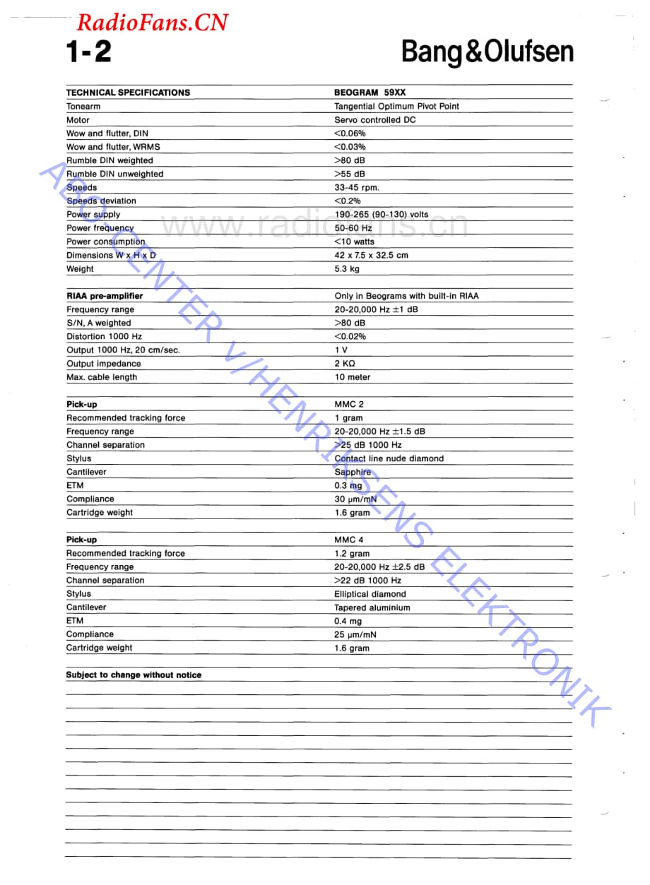 B&O-Beogram4500-type-595x维修电路图 手册.pdf_第3页