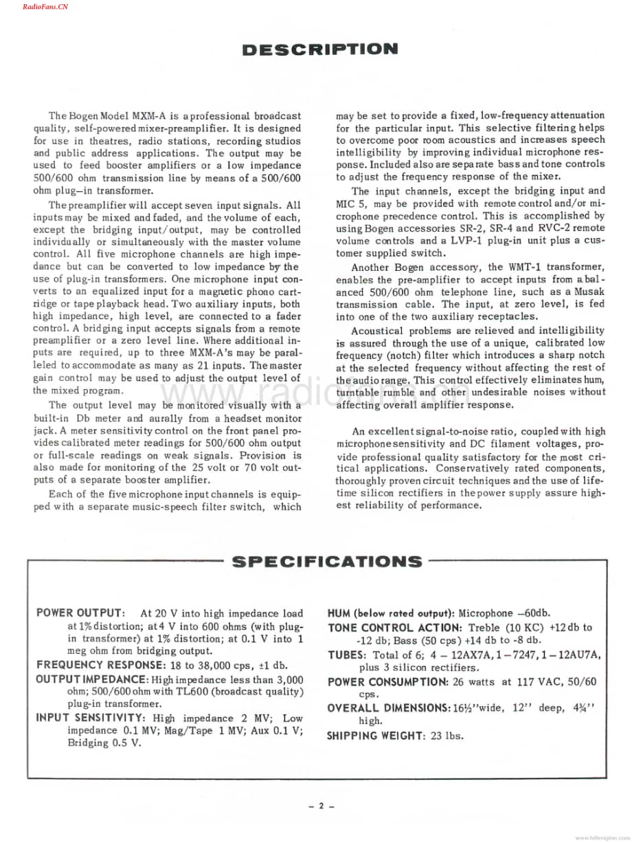 Bogen-MXMA-pre-sm维修电路图 手册.pdf_第2页
