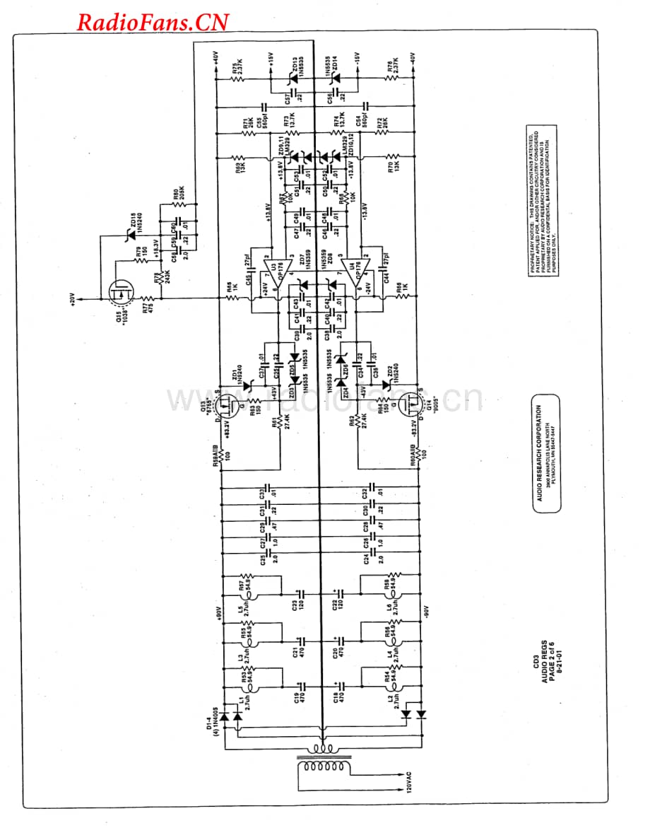 AudioResearch-CD3MKll-cd-sch维修电路图 手册.pdf_第3页