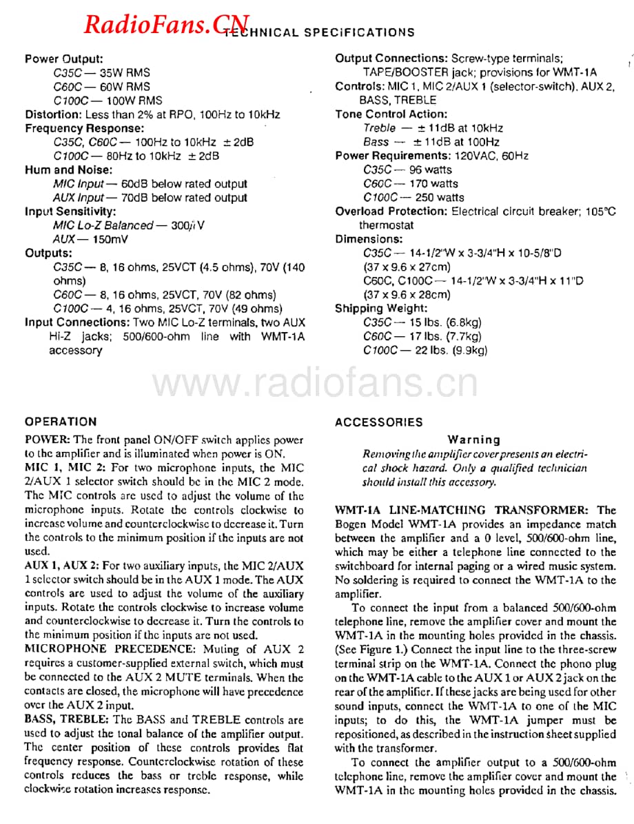 Bogen-C60C-pa-sm维修电路图 手册.pdf_第2页