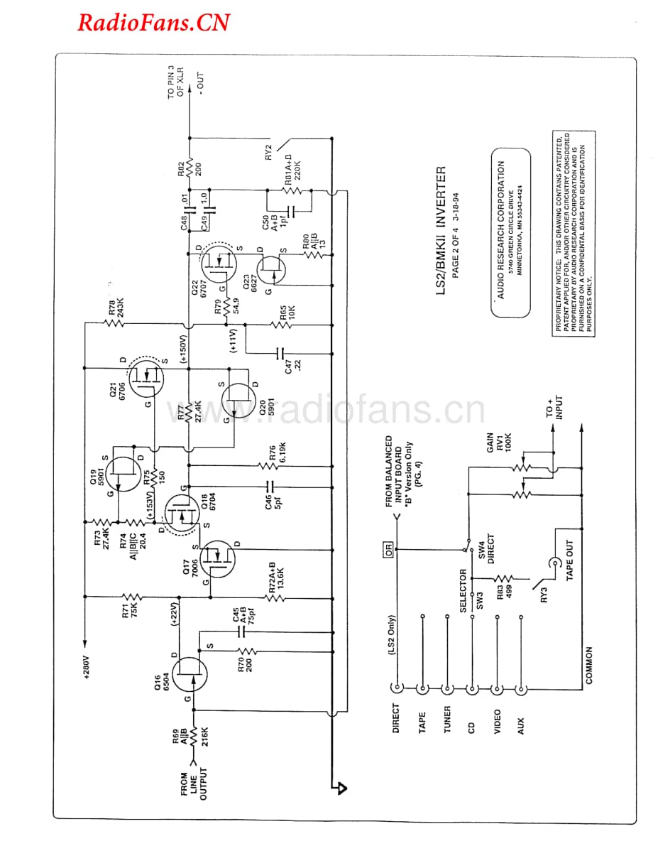 AudioResearch-LS2BMKII-pre-sm维修电路图 手册.pdf_第3页