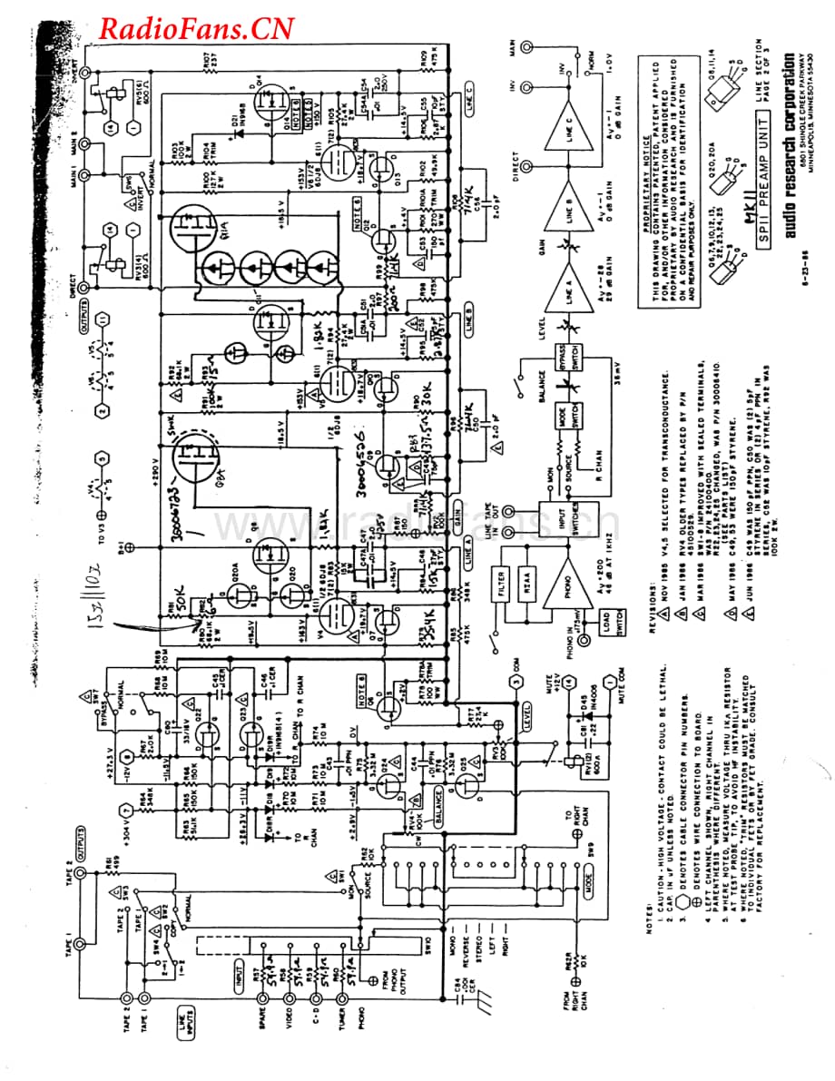 AudioResearch-SP11PSMKII-pre-sch维修电路图 手册.pdf_第3页