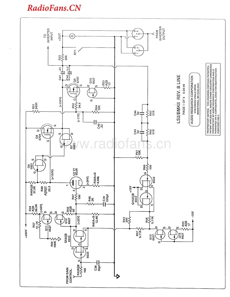 AudioResearch-LS2-pre-sm维修电路图 手册.pdf_第2页
