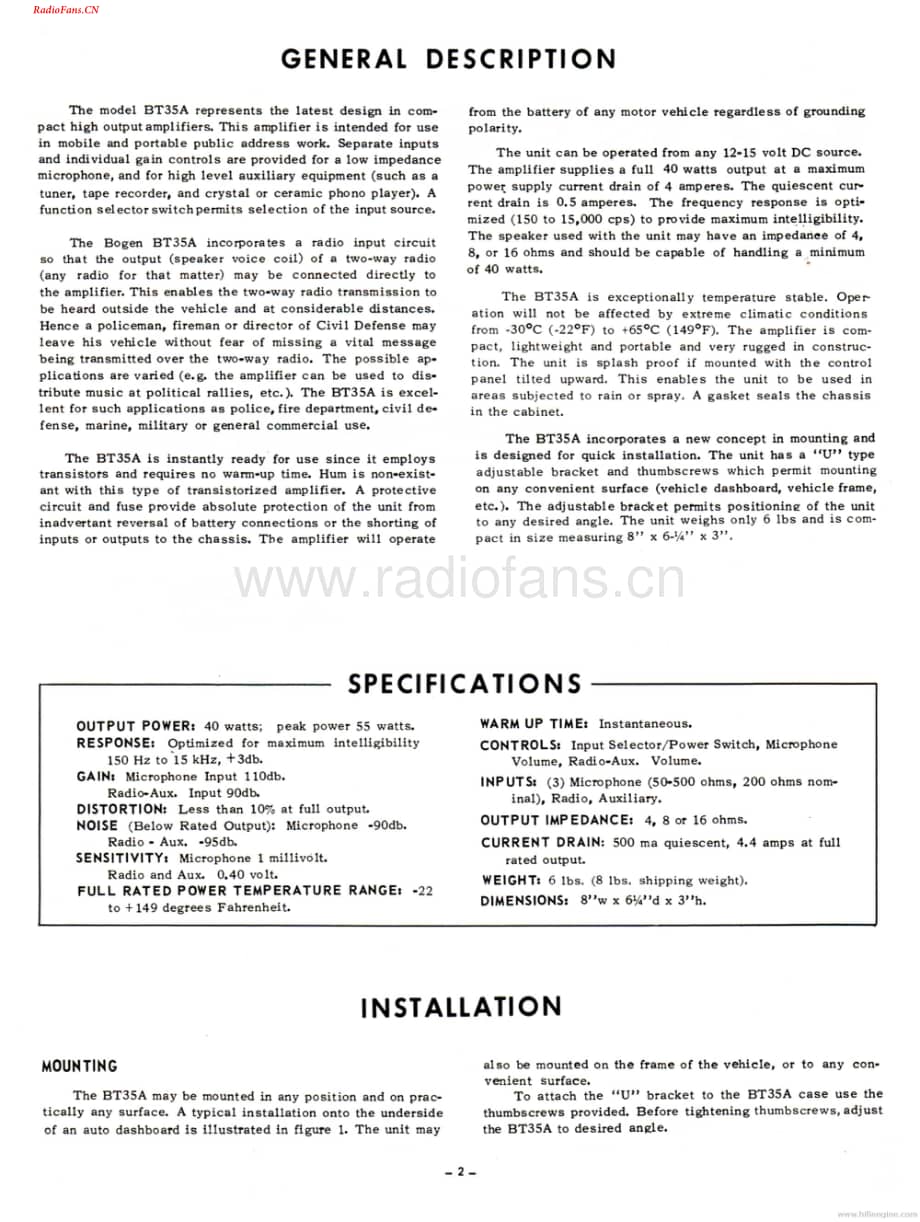Bogen-BT35A-pa-sm维修电路图 手册.pdf_第2页