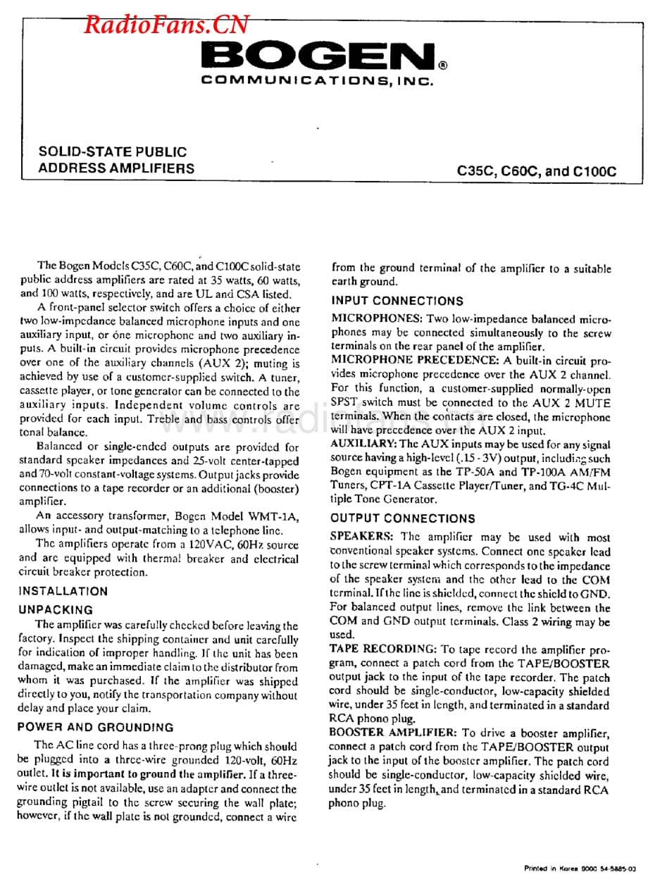 Bogen-C35C-pa-sm维修电路图 手册.pdf_第1页